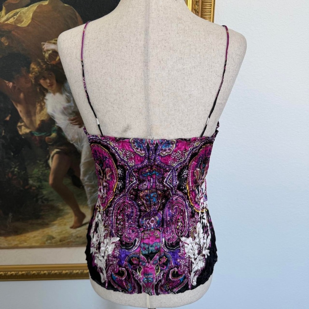 Y2K Styled Whimsigoth Cami Printed Top - Picture 3 of 5